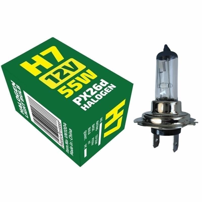 H7 Halogen car bulb for headlight / projector, 12V, 55W, PX26d, 1 piece