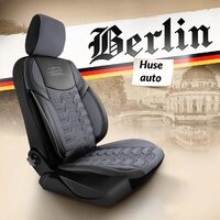 Set Huse Scaune Auto Panda Berlin, gri petrol, 11 piese