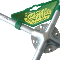 Cheie cruce ranforsata RoGroup, 17/19/21/23 mm