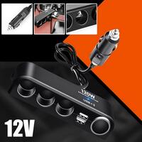 Priza bricheta cu 4 sloturi, cu 2 USB 3.1A, 120W
