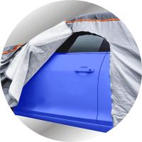 Waterproof car tarpaulin with RoGroup hail protection, 3 layers, size L
