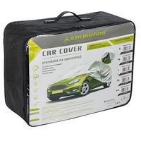 Husa auto exterioara, impermeabila, 3 straturi, cu buzunare oglinzi, fermoare usi si benzi reflectorizante, marimea L