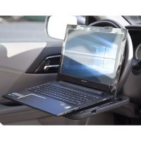 Masuta auto multifunctionala Siegbert, fixare pe volan, negru