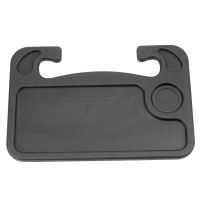 Masuta auto multifunctionala Siegbert, fixare pe volan, negru