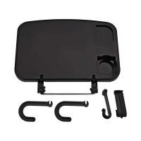 Masuta auto multifunctionala Siegbert, fixare pe volan si tetiera, negru