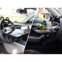 Masuta auto multifunctionala Siegbert, fixare pe volan si tetiera, negru