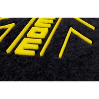 Set 4 bucati Covorase mocheta MOMO Arrow, negru- galben
