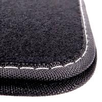 Set 4 bucati Covorase mocheta MOMO Arrow, negru- galben
