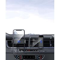 Car holder for phone with sensor and automatic fixing, black