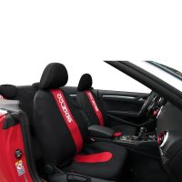 Set Huse Scaune Auto Sparco Red Spider, negru - rosu, 9 bucati