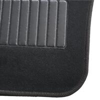 Set Covorase Auto Universale Custo Pol RS Racing, Mocheta, negru, 4 buc