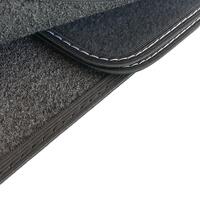 Set Covorase Auto Universale Custo Pol Riga, Mocheta, negru, 5 buc