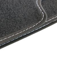 Set Covorase Auto Universale Custo Pol Riga, Mocheta, negru, 5 buc