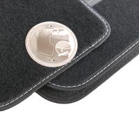 Set Covorase Auto Universale Custo Pol Riga, Mocheta, negru, 5 buc