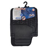 Set covorase auto universale CUSTO POL Tyre, PVC, ajustabile, negru, 4 bucati