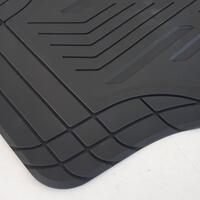 Set covorase auto universale CUSTO POL Contact, PVC, ajustabile, negru, 4 bucati