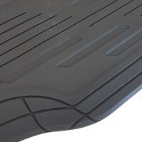 Set covorase auto universale CUSTO POL Contact, PVC, ajustabile, negru, 4 bucati