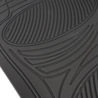 Set covorase auto universale CUSTO POL Space, PVC, ajustabile, negru, 4 bucati