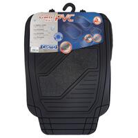Set covorase auto universale CUSTO POL Dipar, PVC, ajustabile, negru, 4 bucati