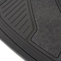Set covorase auto universale CUSTO POL Dipar, PVC, ajustabile, negru, 4 bucati