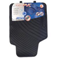 Set covorase auto universale CUSTO POL Pursuit, PVC, negru, 4 bucati