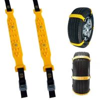 Set 10 bucati benzi antiderapante pentru zapada, cu insertii metalice