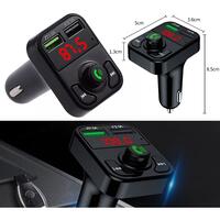 Modulator FM, Bluetooth 5.0, Dual USB, 3.1A+1A, MP3 player