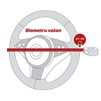 Husa volan RoGroup din piele naturala New Style, RoGroup, bej