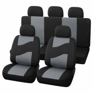 Huse Scaune Auto RoGroup Rider, cu fermoare pentru bancheta rabatabila, 11 bucati