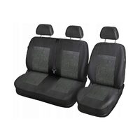 Huse scaune autoutilitara 2+1 RoGroup, negru-gri