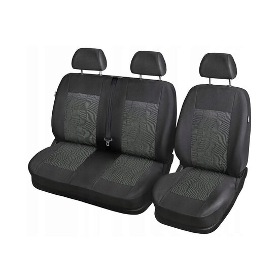 Huse scaune autoutilitara 2+1 RoGroup, negru-gri