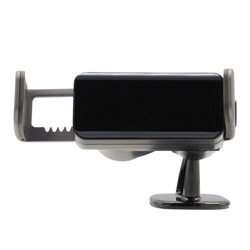 Car holder for phone with automatic fixing, black