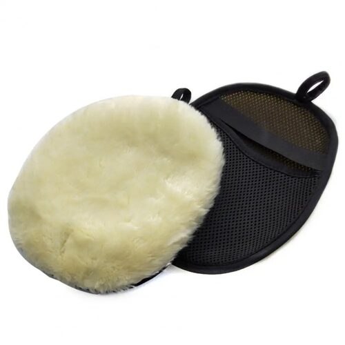 Laveta tip manusa, imitatie cashmere, pentru curatat si lustruit caroseria 