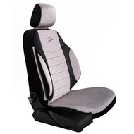 Set Huse Scaune Auto Panda Elegant, Bej Negru, 11 piese