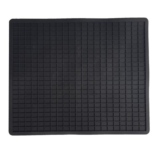 Covoras spate rectangular CUSTO POL, PVC, 60x50 cm, negru, 1 bucata