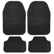 Set covorase auto universale CUSTO POL Space, PVC, ajustabile, negru, 4 bucati