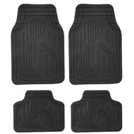Set covorase auto universale CUSTO POL Contact, PVC, ajustabile, negru, 4 bucati